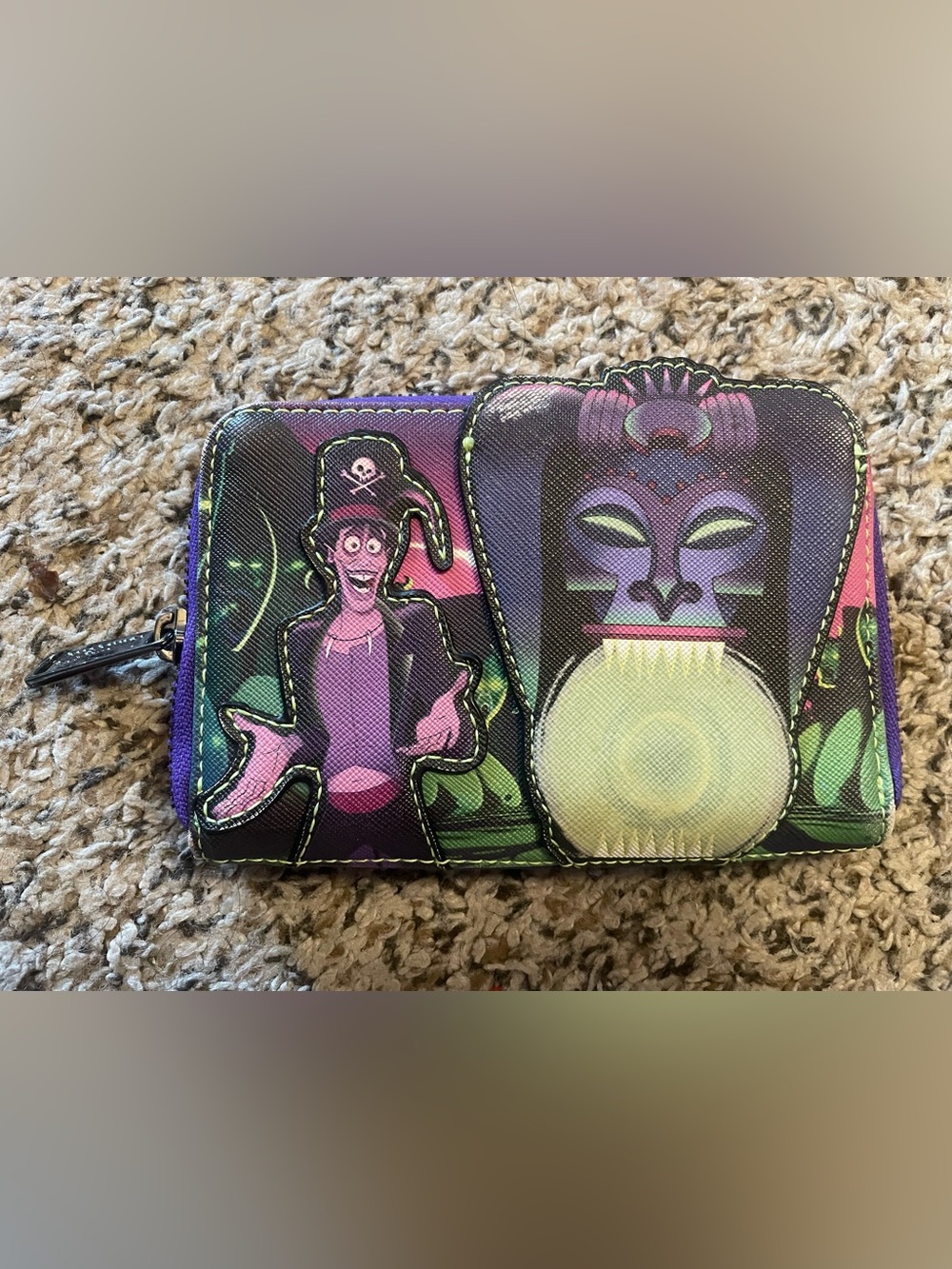 Loungefly Disney Villians Dr Facilier Wallet Zip Around Princes and Frog